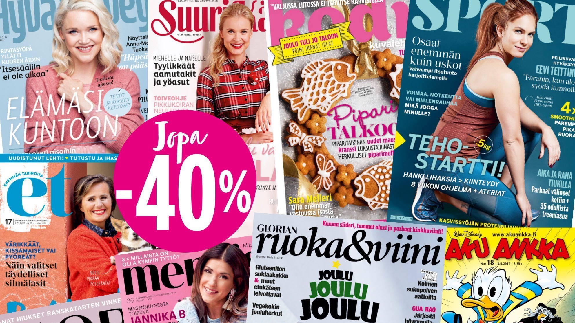 MAGAZINES FROM SANOMA MEDIA - SAVE UP TO 40% Helsingin yliopiston alumniyhdistys